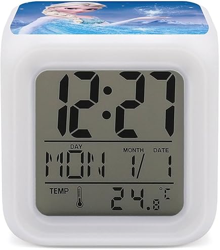 Amazon.co.jp: jchstyle 白の目覚まし時計 アナと雪の女王 2 FROZEN 2